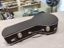 Case Bandolim Marrom Linho Café com Pelúcia Marrom Café