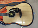 Case Violão Takamine 6 Cordas Azul 3D com Pelúcia Laranja