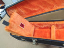Case Violão Takamine 6 Cordas Azul 3D com Pelúcia Laranja