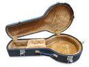 Case Banjo Azul Costurado com Pelúcia Caramelo