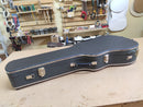 Case Violão 6 Cordas modelo Takamine Azul Linho com Pelúcia Cinza Chumbo