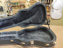 Case Violão 6 Cordas modelo Takamine Azul Linho com Pelúcia Cinza Chumbo