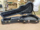 Case Violão 6 Cordas modelo Takamine Azul Linho com Pelúcia Cinza Chumbo