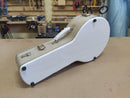 Case de Banjo Bi-Color Branco com Pelúcia Azul