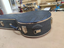 Case Banjo Azul Costurado com Pelúcia Caramelo