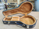 Case Banjo Azul Costurado com Pelúcia Caramelo