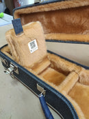 Case Banjo Azul Costurado com Pelúcia Caramelo