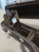 Case Bandolim 8 e 10 Cordas Marrom Linho com Pelúcia Marrom