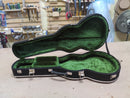 Case Violão 6 e 7 Cordas Preto Honda com Pelúcia Verde Escuro
