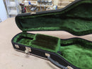 Case Violão 6 e 7 Cordas Preto Honda com Pelúcia Verde Escuro