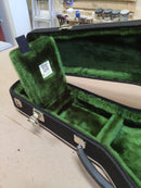 Case Violão 6 e 7 Cordas Preto Honda com Pelúcia Verde Escuro