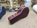 Case Banjo Vinho Costurado com Pelúcia Vinho