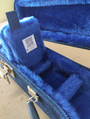 Case Cavaco Azul Linho com Pelúcia Azul