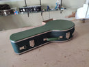 Case de Banjo Verde Liso com Pelúcia Verde