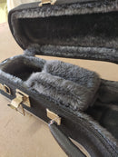 Case de Cavaco Preto Honda com Pelúcia Cinza Chumbo