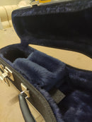 Case de Cavaco Preto Bolinha com Pelúcia Azul