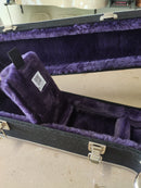 Case Violão 6 modelo Takamine Preto Honda com Pelúcia Roxa