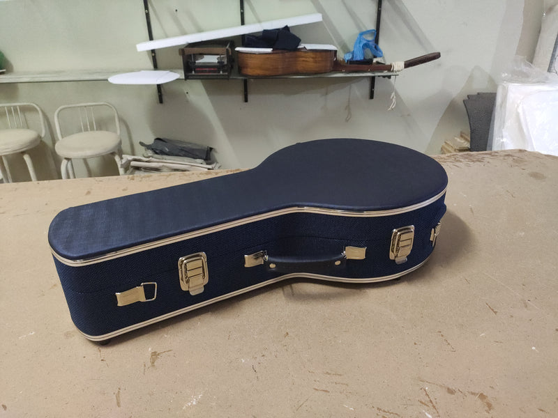 Case Banjo Azul Linho com Pelúcia Azul
