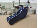 Case Banjo Azul Linho com Pelúcia Azul