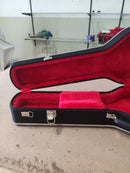 Case Violão 6 e 7 cordas Preto Honda com Pelúcia Vermelha