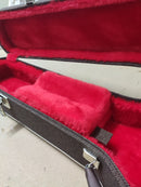 Case Violão 6 e 7 cordas Marrom Linho com Pelúcia Vermelha