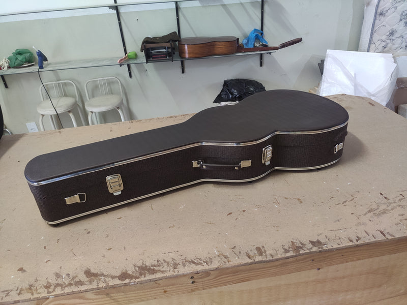 Case Violão 6 & 7 Cordas Marrom Linho Café